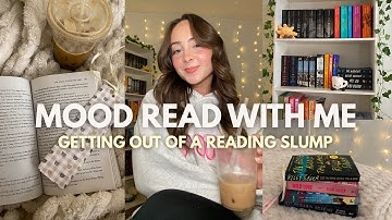 READING VLOG 🤍 mood read with me for a few days *getting out of a reading slump* (tips & advice)