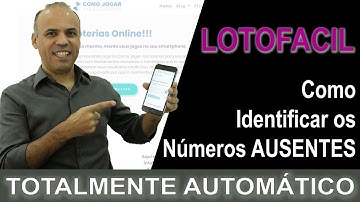 COMO IDENTIFICAR DE FORMA AUTOMATICA OS NUMEROS AUSENTE DOS CONCURSOS DA LOTOFACIL