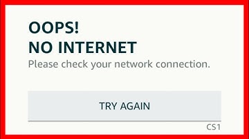 How To Fix Amazon Oops No Internet Problem !! Please Check Your Internet Connection