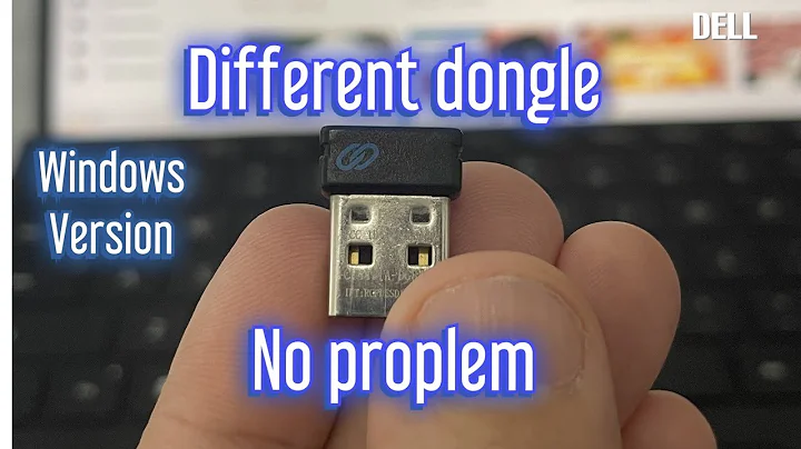 Lost Dongle of Wireless Mouse & Keyboard Dell? (Different Replacement Usb Receiver) Windows Version