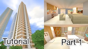 Minecraft: Residential Skyscraper Tutorial #1 (PART 1)