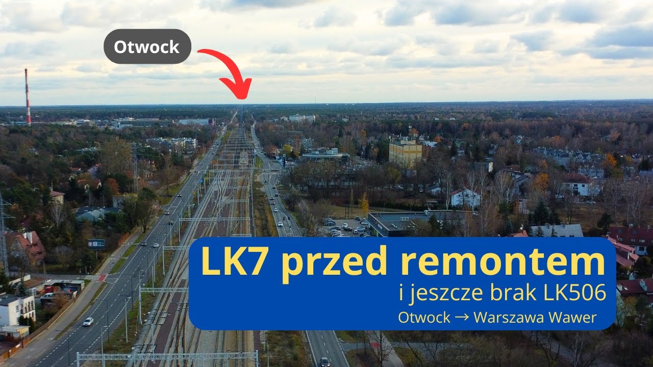 LK7 przed remontem i dobudową dwóch torów LK506