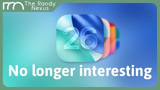 Apple Software is NOT Exciting Anymore