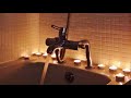 Bath filling  2 hours  sound from inside bathroom cabinet for asmr  relaxation  sleep sounds