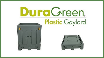 DuraGreen Plastic Gaylord Bulk Container