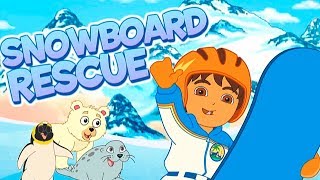 Go Diego Go Snowboard Rescue Game screenshot 4