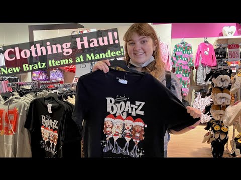 We Found New BRATZ Holiday Tees and More at Mandee! Big Clothing Haul! #holidaywithyoutube