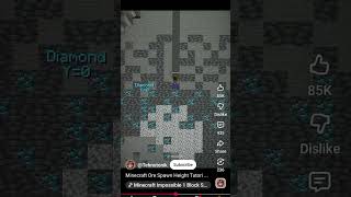 Ore spawn HeightMinecreft#Minecreft#Gameplay