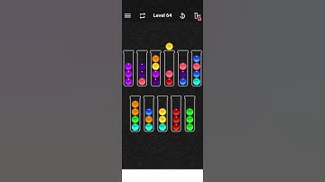 ball sort color water puzzle level 64