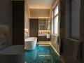 Tropical Lagoon Epoxy Bathroom | Luxury Renovation #Epoxy #Luxury #InteriorDesign #Shorts #Viral
