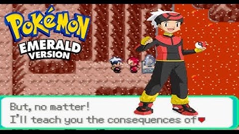 Pokemon Camino Emerald Part 14-Team Magma Gang Leader Maxie 