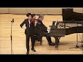 Glazunov  meditation op32  richard lin violin  thomas hoppe piano