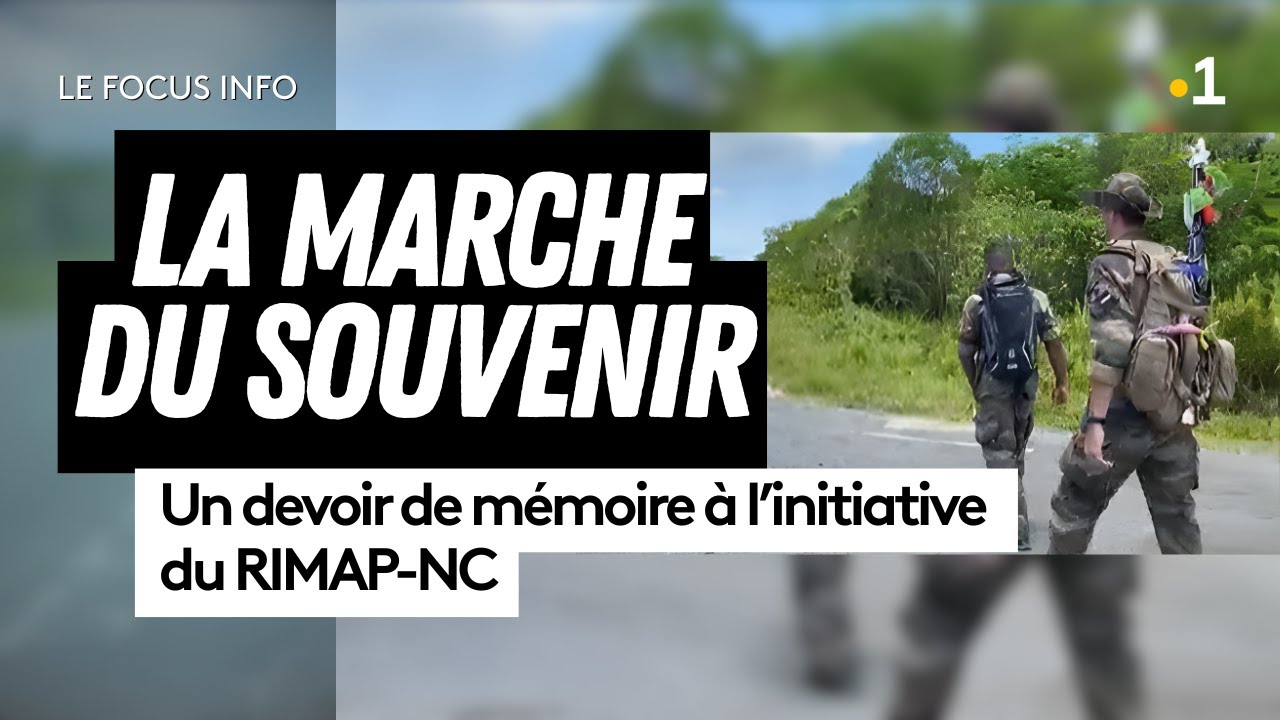 Une marche du souvenir : en hommage aux anciens combattants du Bataillon du Pacifique