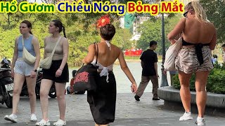 Toàn Cảnh Hồ Gươm Chiều Cuối Tuần  Ho Guom Lake