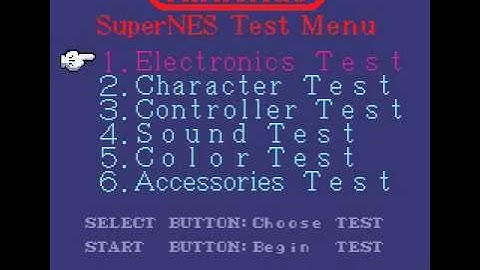 SNES Test Program(SNES)(USA) Intro(Take 3)(10-15-14)