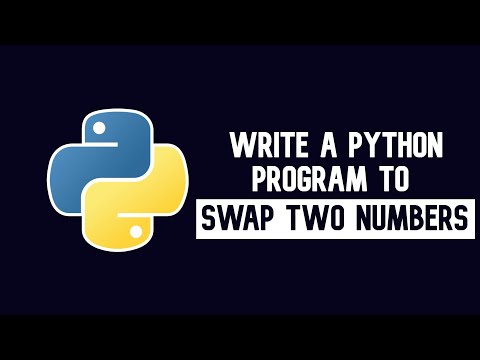 WRITE A PYTHON PROGRAM TO SWAP TWO NUMBERS