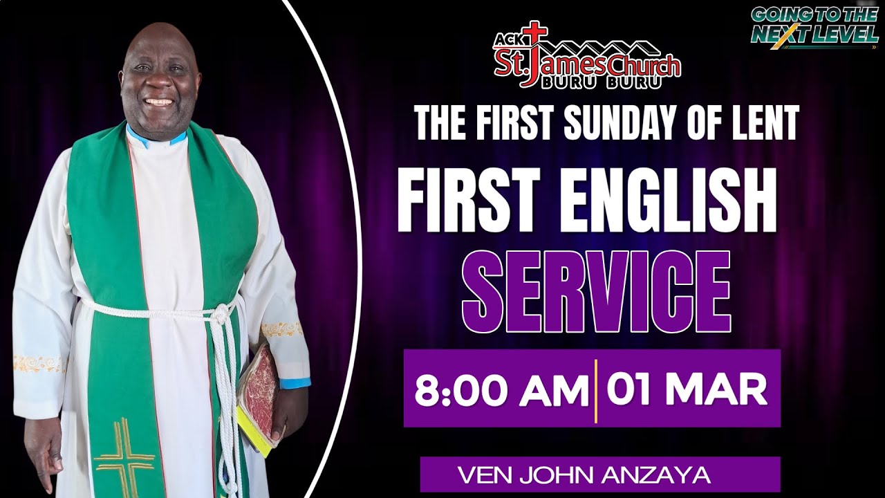 FIRST ENGLISH SERVICE | THE FIRST SUNDAY OF LENT