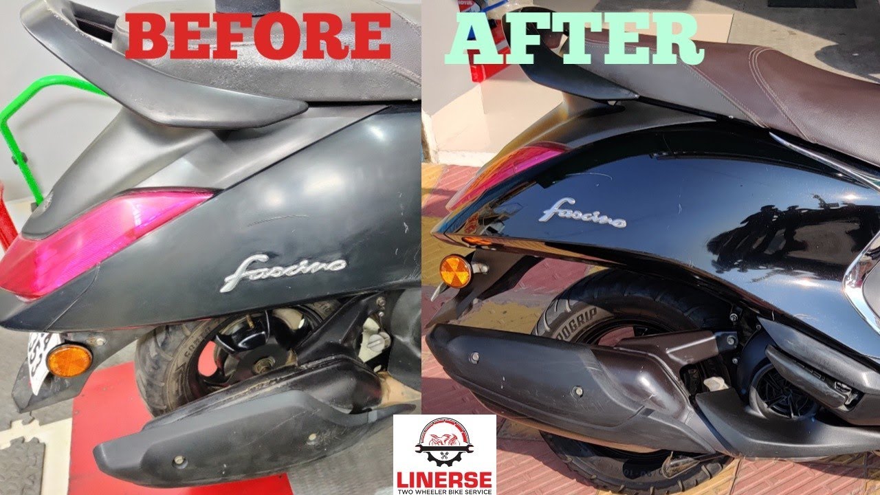 Yamaha Fascino ka Kia ham ne full body Restoration @linerse