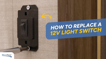 How to replace a 12V Light switch in your RV! 5 Minute DIY