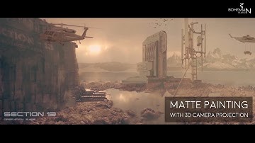 Matte Painting with 3D Camera Projection in Nuke | After Effects | Maya | Premiere Pro