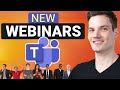 🙋🏻‍♂️ How to use Webinars in Microsoft Teams