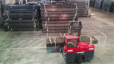 Breakbulk vessel discharge operation Constanta Port and indoor storage