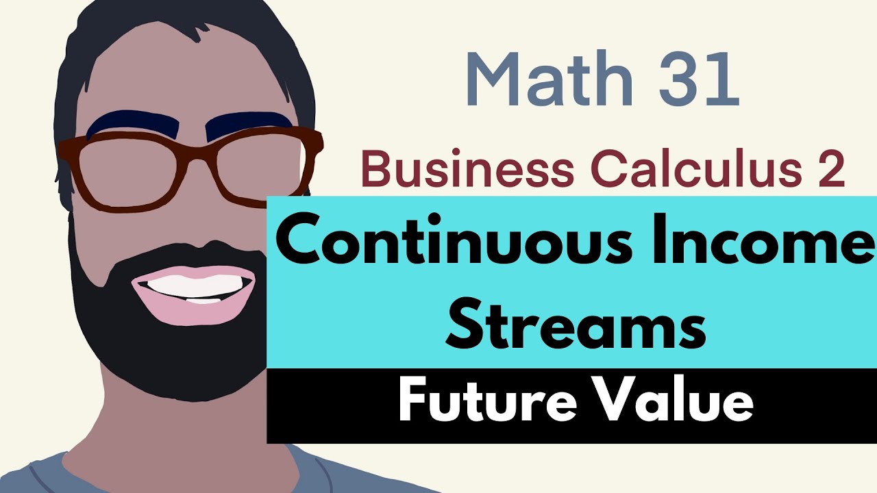 7.4 Continuous Income Streams--Future Value (Video 3) | Business ...