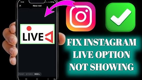 Instagram Live Option Not Showing Problem (Quick Fix 2025) | Instagram Live Missing Solution