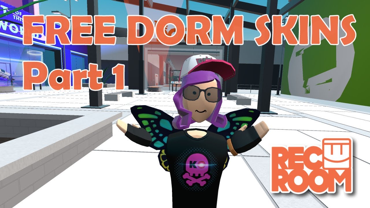 Free Dorm Skins in Rec Room Part 1 YouTube