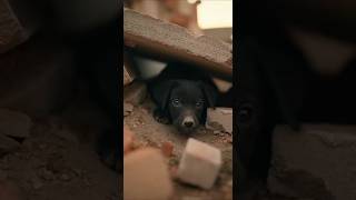 Dog stuck under demolish building😱#shortsfeed #trendingshorts #viral #shorts #entertainment #animals