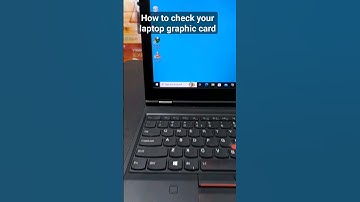 How to check laptop graphics card details in just seconds || #youtubeshorts #shorts