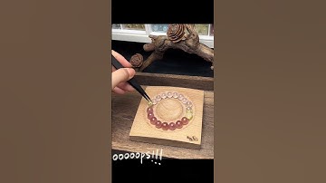 Immersive bracelet making! #crystal #bracelet #handmade #handmadebracelet #jewelry #beads #diyideas