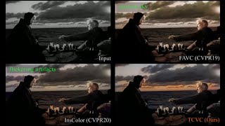 Demo for Temporally Consistent Video Colorization (TCVC)