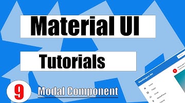 Material UI Tutorial Modal Component