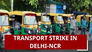 Transport strike in Delhi-NCR against amended Motor Vehicles Act