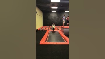Double front flip attempt
