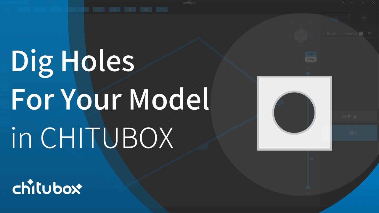 [Tutorial] How to Dig Holes for Your Model in CHITUBOX YouTube