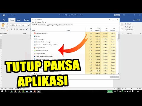 Cara Menutup Paksa