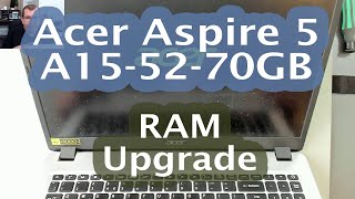 [89] Acer Aspire 5 A15-52-70DB - RAM upgrade