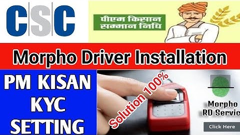 pm kisan samman nidhi morpho setting 100% working step by step