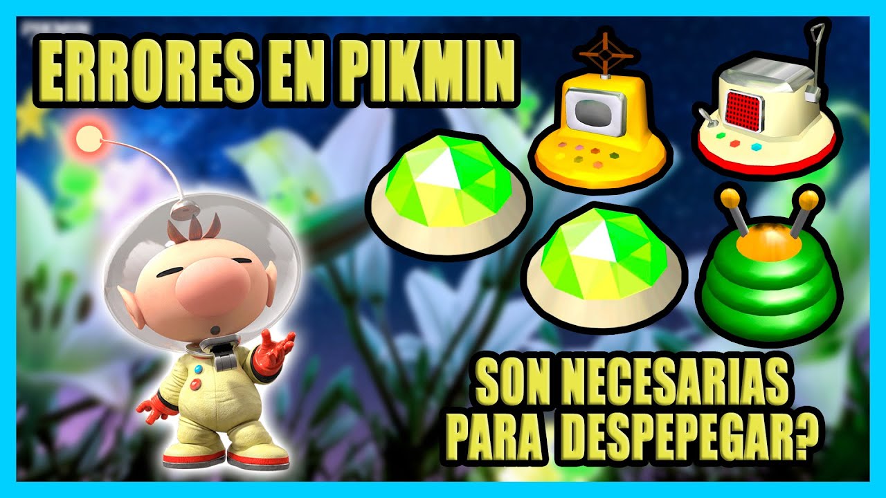 Los errores en los juegos de Pikmin