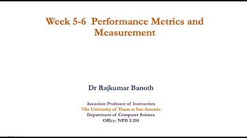 Computer Architecture CPU Performance