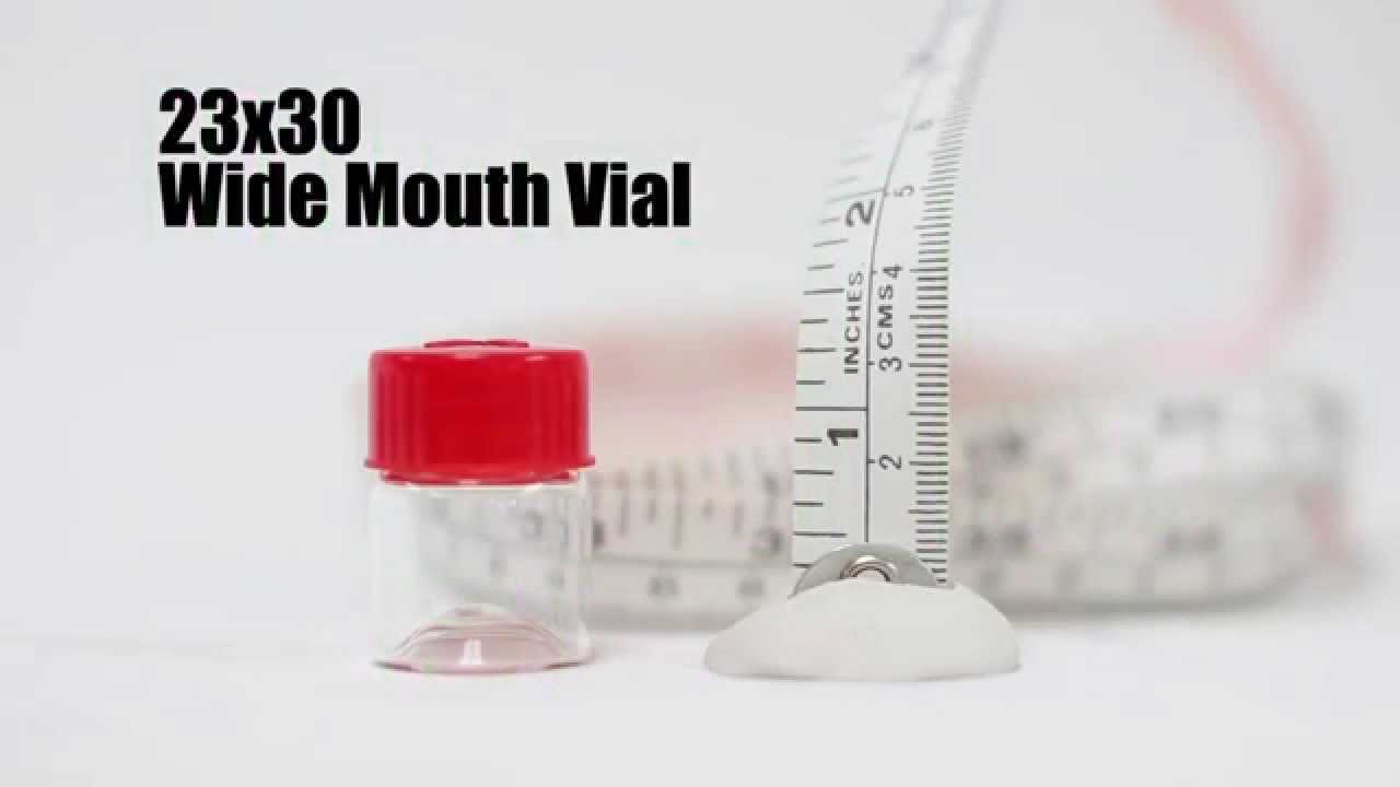 How Big Is A 20X30 Wide Mouth Vial? This Big!