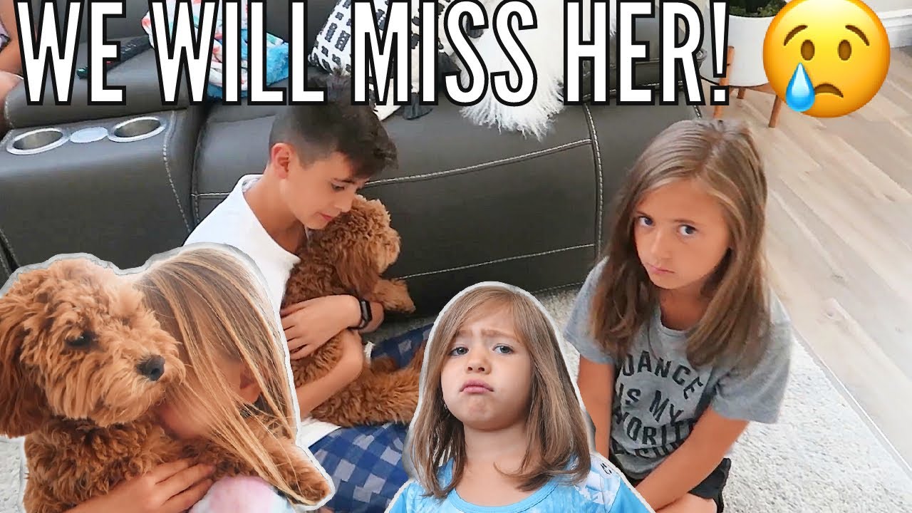SAYING GOODBYE TO OUR PUPPY | *EMOTIONAL* WE ARE ALL GOING TO MISS HER!