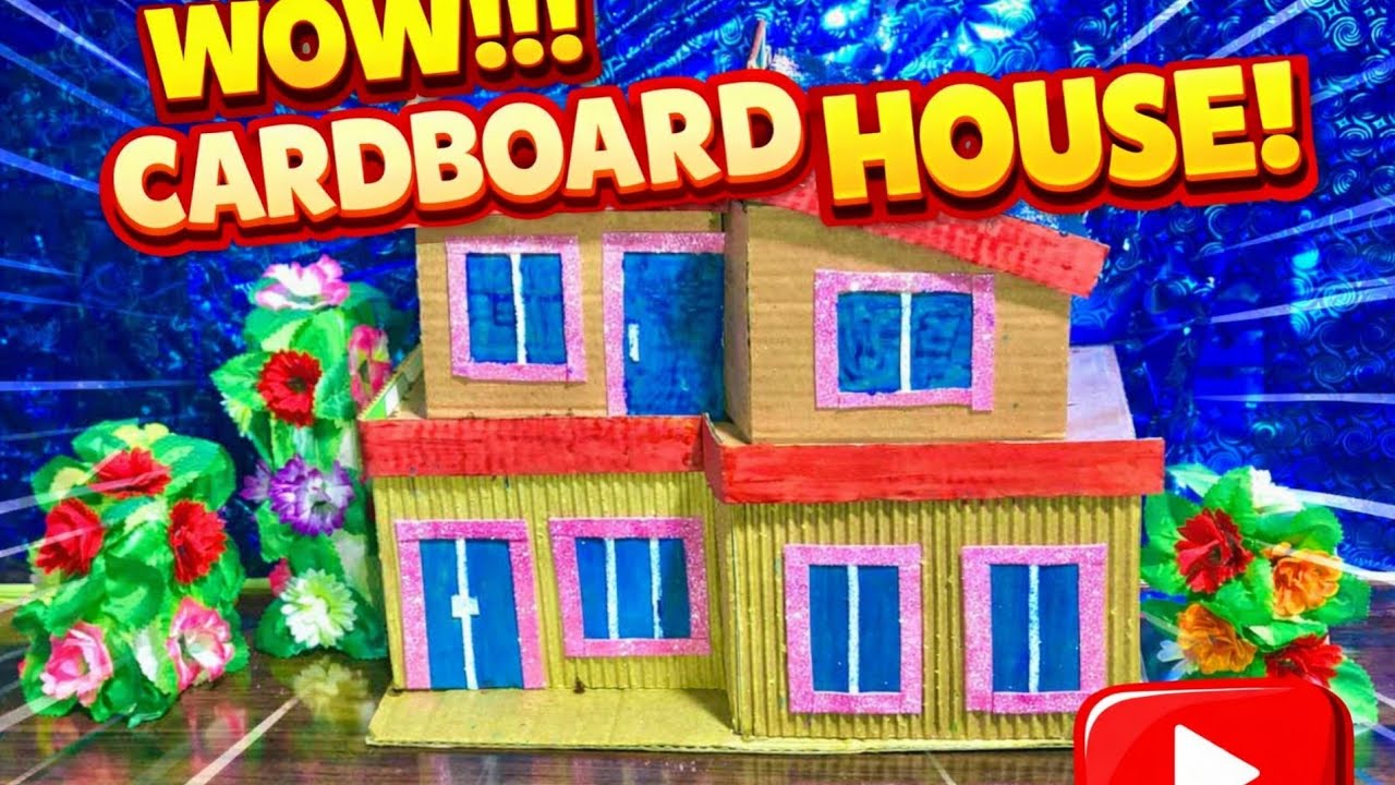 “A Stunning Double-Storey Home… Made of Cardboard! 😍”