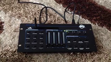 ADJ WiFLY RGBW8C - Using wireless DMX and wired DMX together