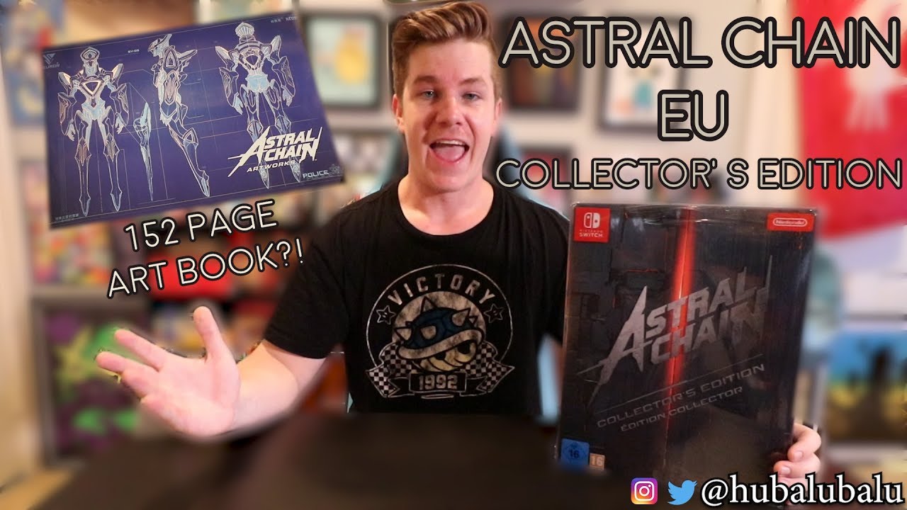 ASTRAL CHAIN EU Collector's Edition - Nintendo Switch Unboxing