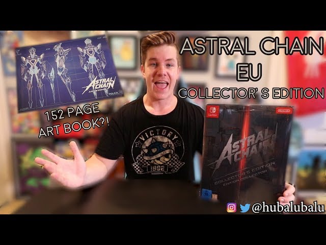 ASTRAL CHAIN EU Collector's Edition - Nintendo Switch Unboxing