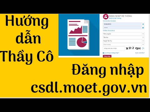 Video Hướng dẫn Thầy Cô Đăng nhập vào Cơ sở dữ liệu... - youtube