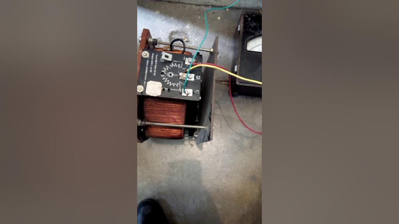variac ( dimmerstat) connection for variable voltage YouTube